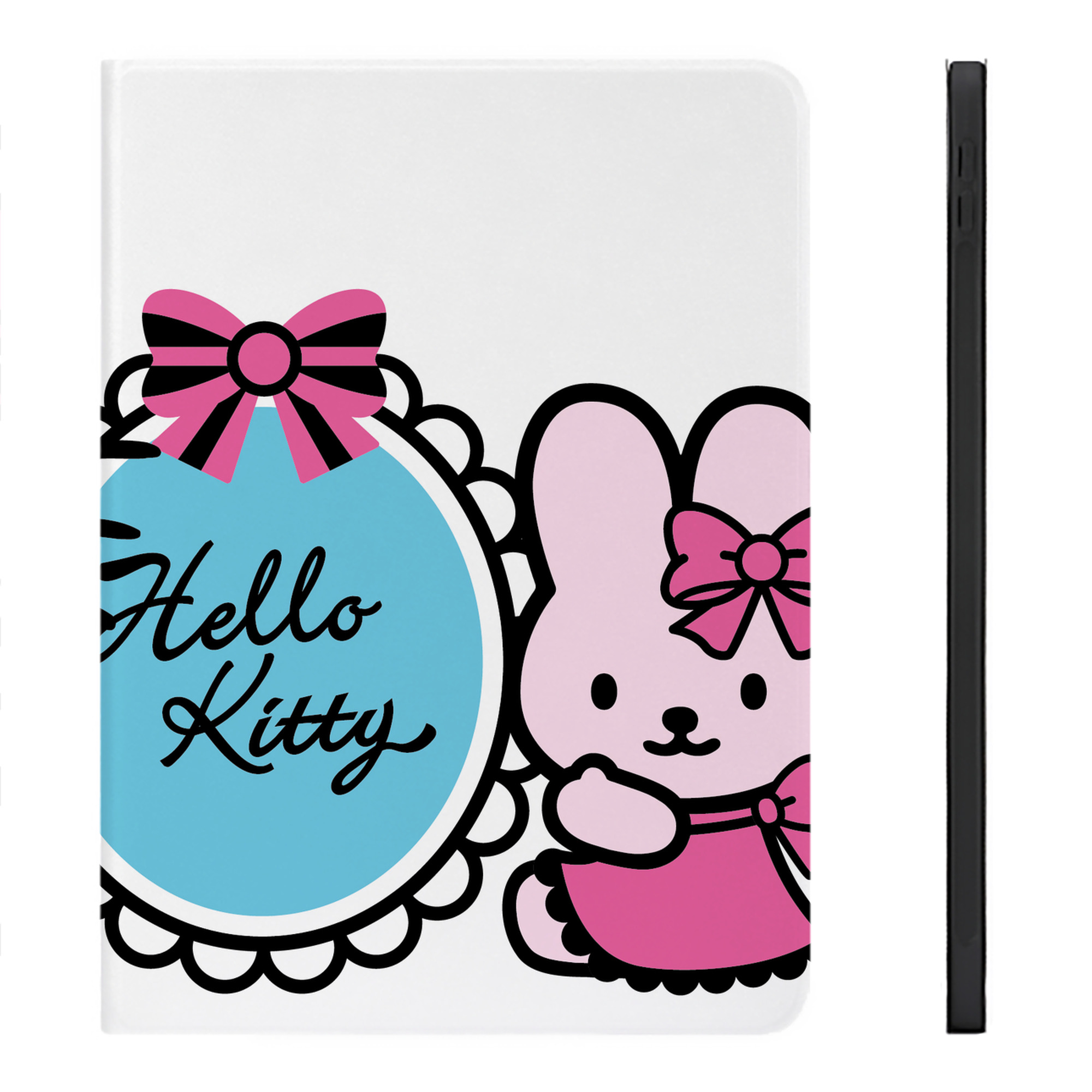 （画像用） Hello Kitty ハローキティ IPadケース ペンホルダー付き ブックスタイルデザイン